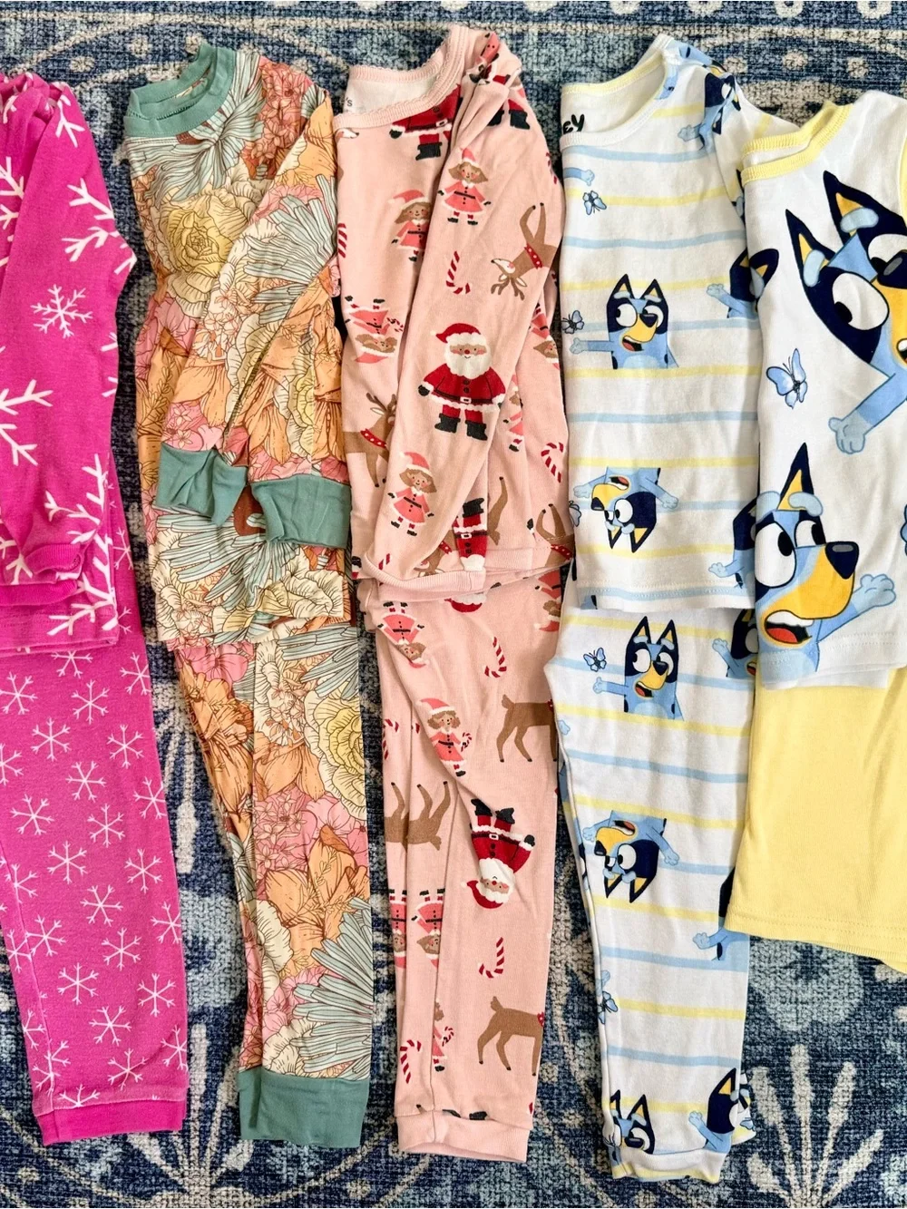 5 Sets Toddler Girls Pajama Sets